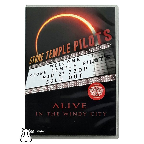 DVD Stone Temple Pilots - Alive In The Windy City - 2012 - Hm