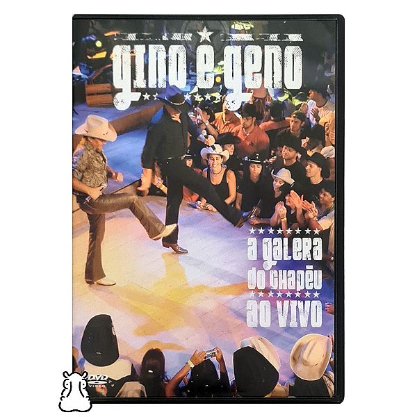 DVD Gino & Geno - A Galera Do Chapéu - Ao Vivo - 2006 - Hm