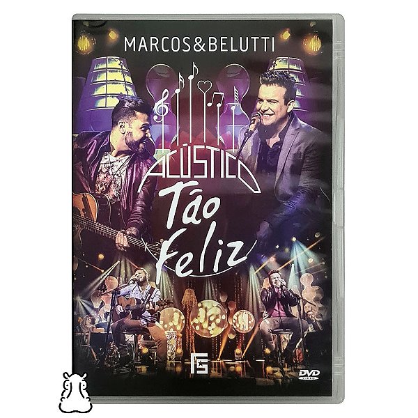 DVD Marcos & Belutti - Acústico - Tão Feliz - 2015 - Hm