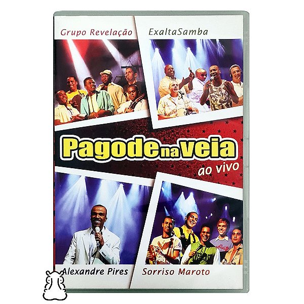 DVD Pagode Na Veia - Ao Vivo - Revelação - Exaltasamba - Hm