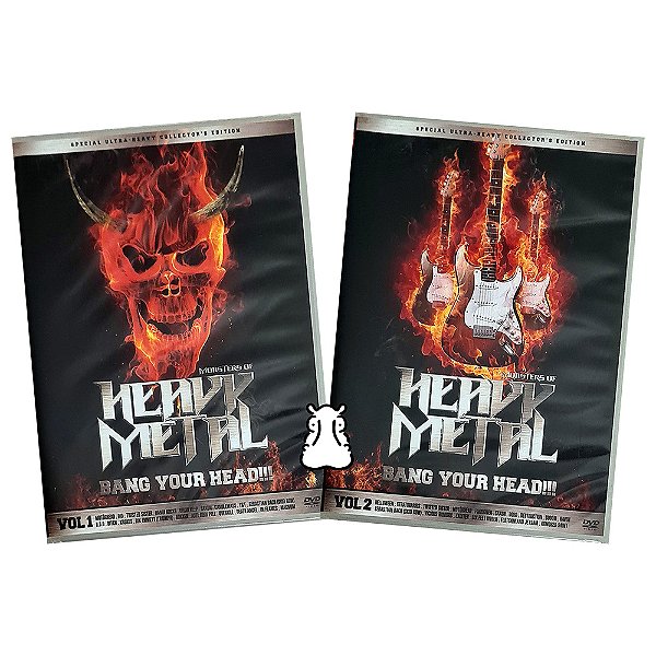 2 DVDs Monsters Of Heavy Metal Vol 1 e 2 - Novo Lacrado - Hm