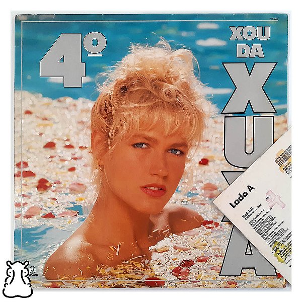 LP Xuxa - Xou da Xuxa 4 - Vinil 1989 Encarte - Hm