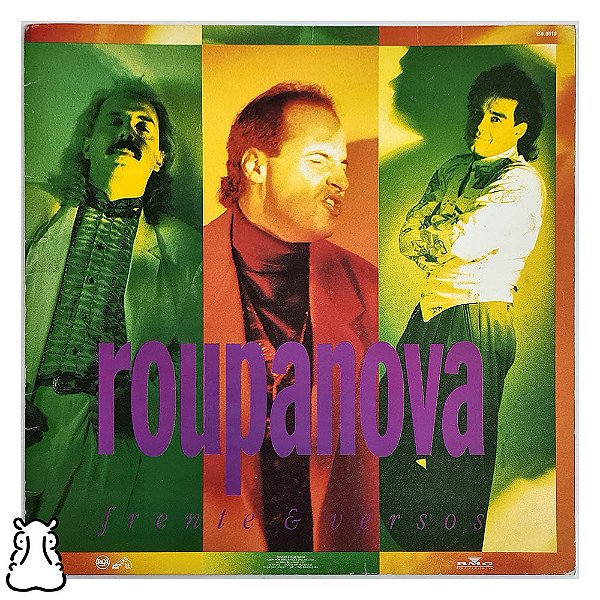 LP Roupa Nova - Frente e Versos Vinil 1990 Encarte - Hm