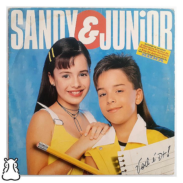 LP Sandy & Junior - Você é D+! - Disco de Vinil 1995 - Hm