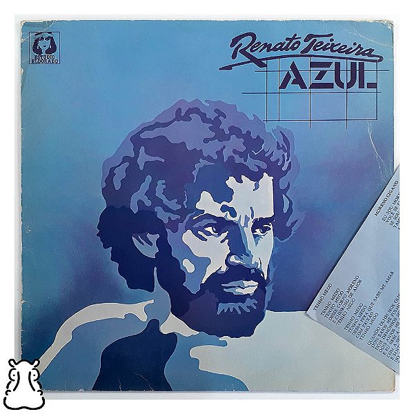 LP Renato Teixeira - Azul - Disco de Vinil Encarte - Hm