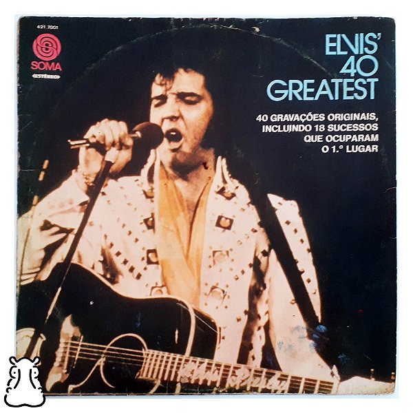 LP Elvis Presley - 40 Greatest - Vinil Duplo 1975 Leia - Hm