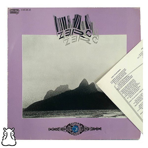 LP Zero - Passos no Escuro - Disco de Vinil 1985 - Hm