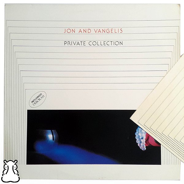 LP Jon And Vangelis - Private Collection Vinil Encarte - Hm