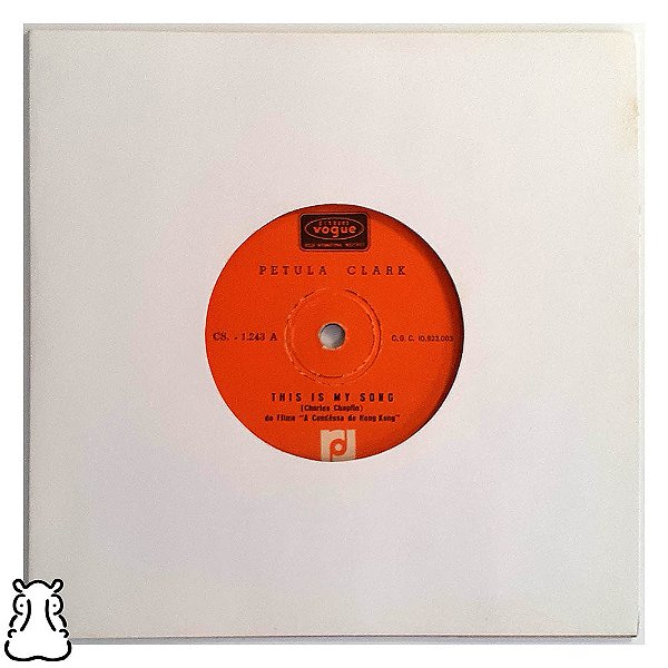 Compacto Petula Clark This Is My Song Show Is Over Vinil- Hm