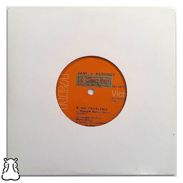Compacto Jane & Herondy - É um Problema - Vinil 1974 - Hm