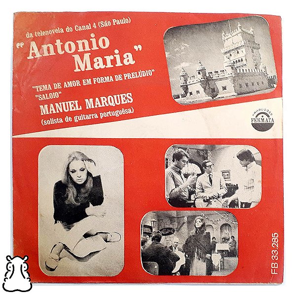 Compacto Novela Manuel Marques - Antonio Marques Vinil - Hm