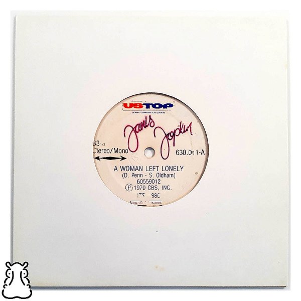 Compacto Janis Joplin Me Bobby McGee USTOP Vinil 1970 - Hm