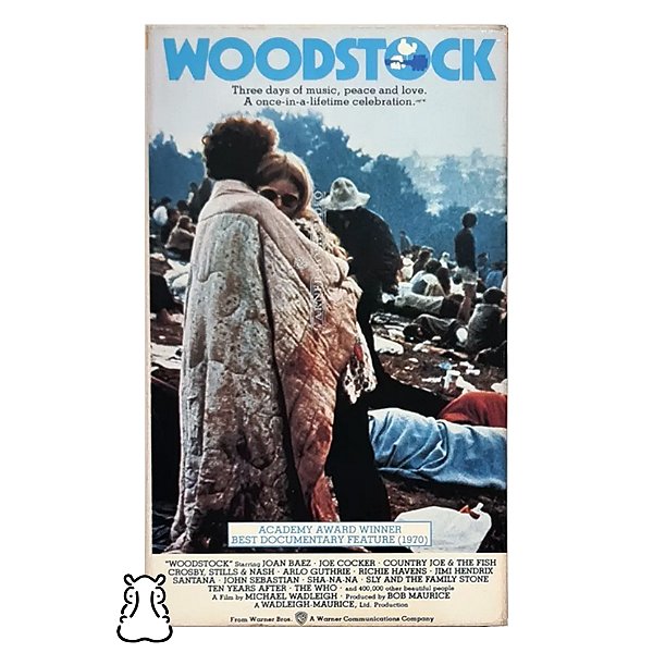 Fita Vhs Woodstock - Duplo - Importado 1970 - Hm