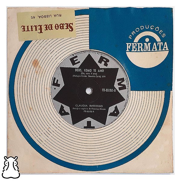 Compacto Claudia Barroso - San Remo '66 - Vinil 1966 - Hm