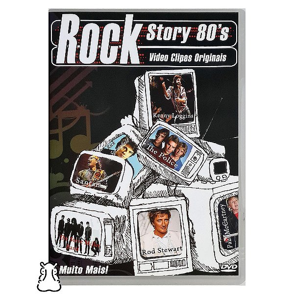 DVD Rock Story 80's - Coletânea - Hm