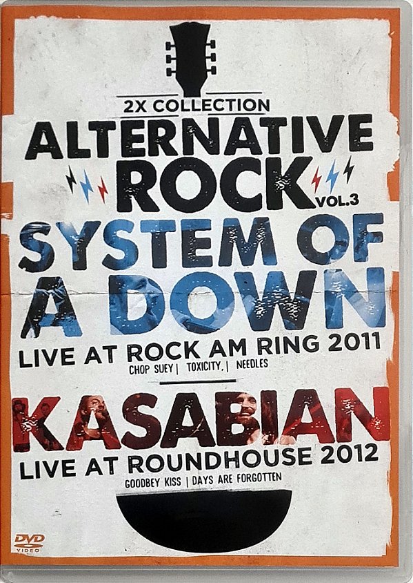 DVD System Of A Down And Kasabian - Alternative Rock 3 - Hm