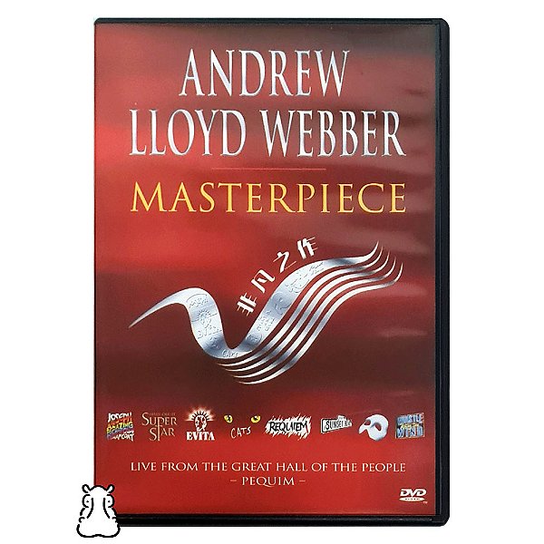 DVD Andrew LLoyd Webber - Masterpiece - Live Pequim - Hm