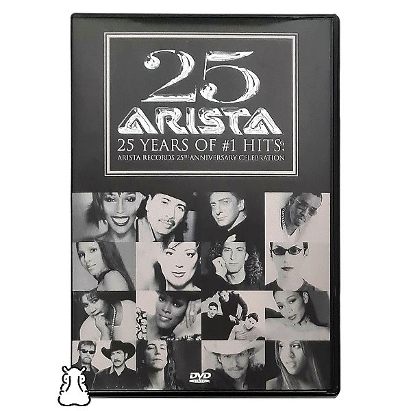 DVD 25 Years Of #1 Hits Arista Records 25th Anniversary - Hm