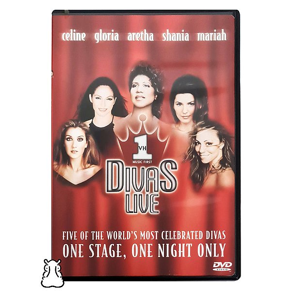DVD Divas Live - Mariah Carey - Gloria Estefan - Shania - Hm