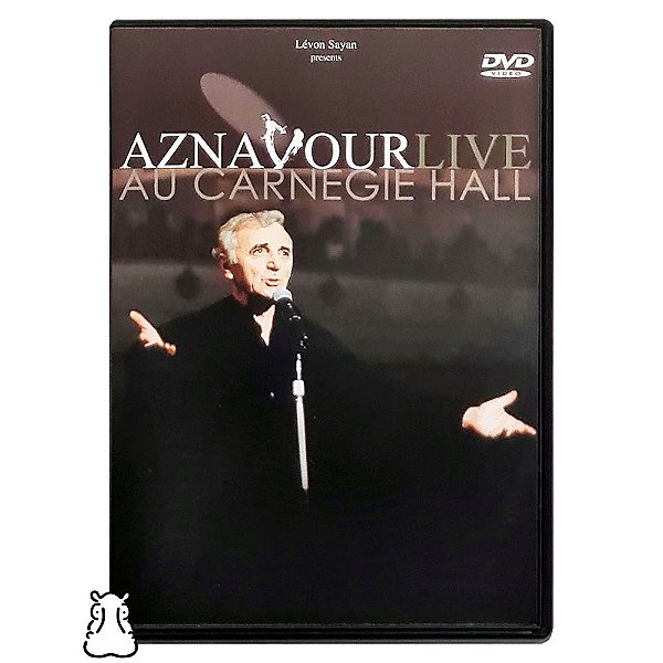 Dvd Charles Aznavour - Live Au Carnegie Hall - Hm
