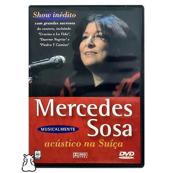 DVD Mercedes Sosa - Acústico Na Suíça - Hm