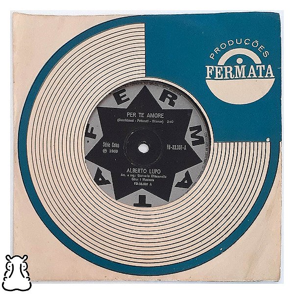 Compacto Alberto Lupo - Per Te Amore - Disco Vinil 1969 - Hm