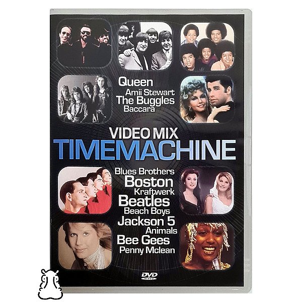 DVD Video Mix Time Machine - Coletânea - Queen Beatles - Hm