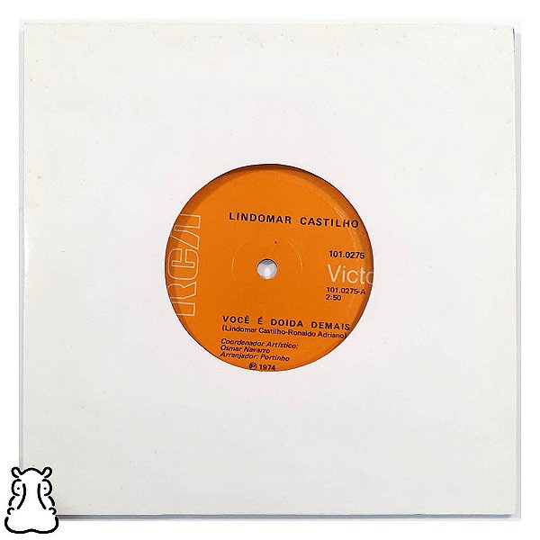 Compacto Lindomar Castilho Você Doida Demais Vinil 1974 - Hm