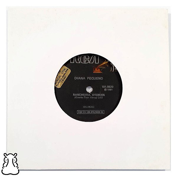 Compacto Diana Pequeno - Regina / Rancheira Vinil 1981 - Hm