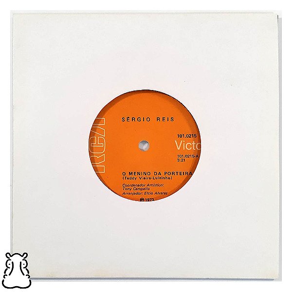 Compacto Sérgio Reis - O Menino da Porteira Vinil 1973 - Hm