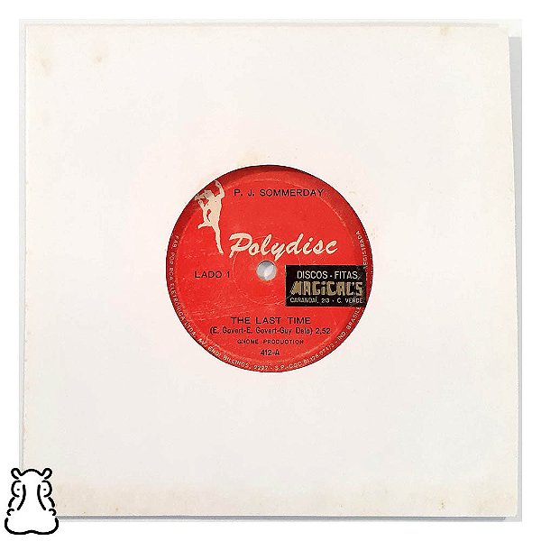 Compacto P.J. Sommerday - The Last Time - Vinil 1974 - Hm