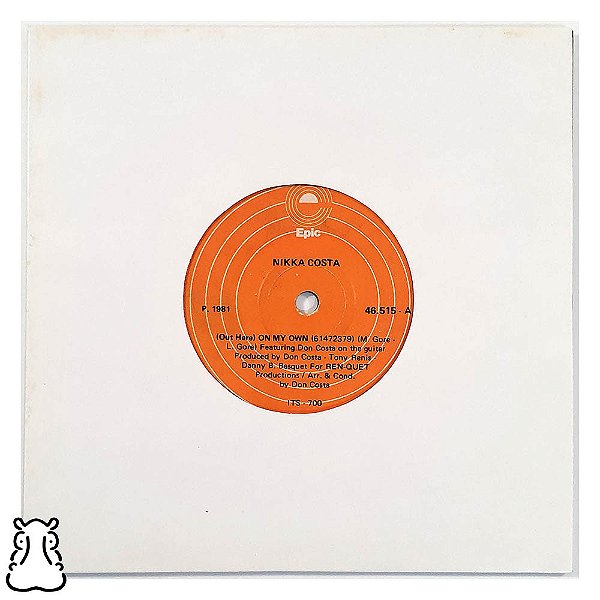 Compacto Nikka Costa Out Here - On My Own - Vinil 1981 - Hm