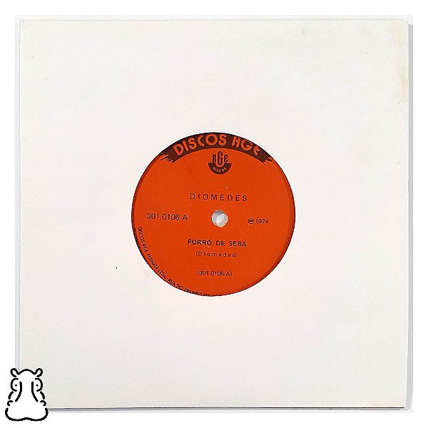 Compacto Diomedes Forró de Seba Casa Caiada Vinil 1974 - Hm