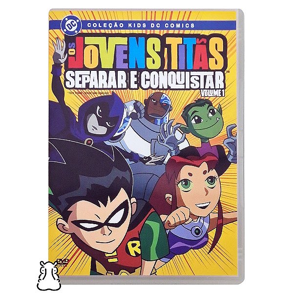 DVD Desenho Os Jovens Titãs Separar e Conquistar Vol. 1 - Hm
