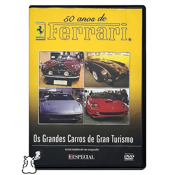 DVD 50 Anos De Ferrari - Grandes Carros De Gran Turismo - Hm