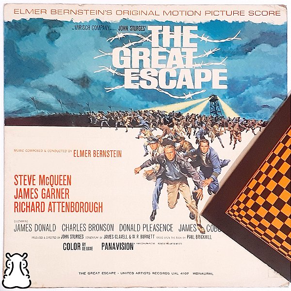 LP Filme Elmer Bernstein Great Escape Vinil Importado - Hm