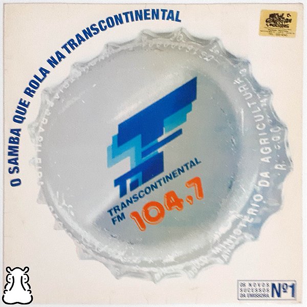 LP Samba Que Rola Na Transcontinental FM 104,7 Vinil 1995 Hm