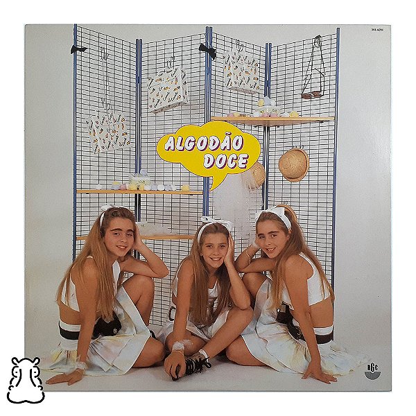 LP Algodão Doce - 1987 - Ser Criança - Com Encarte - Leia