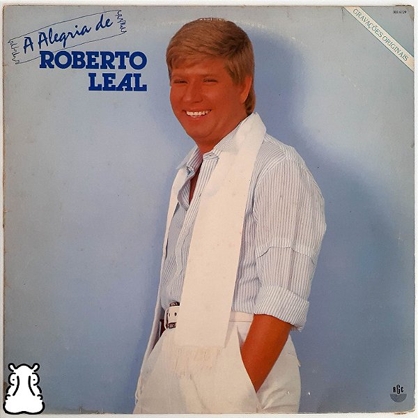 LP A Alegria de Roberto Leal - Disco de Vinil 1988 - Hm