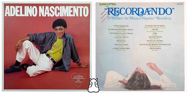 2 LPs Adelino Nascimento - Recordando - Disco de Vinil - Hm