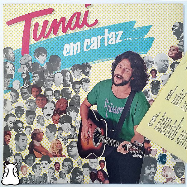 LP Tunai - Em Cartaz - Disco de Vinil 1984 Encarte - Hm