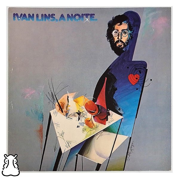 LP Ivan Lins - A Noite - Vinil 1979 Com Encarte - Hm