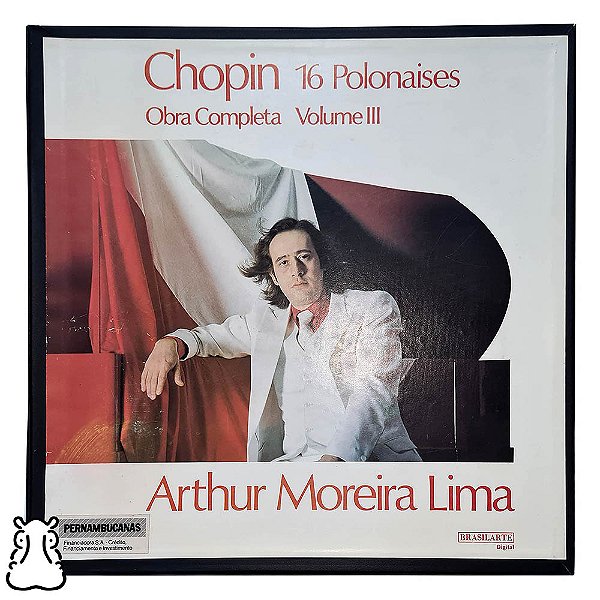 LP Box Arthur Moreira Lima - Chopin 16 Polonaises Vol 3 - Hm
