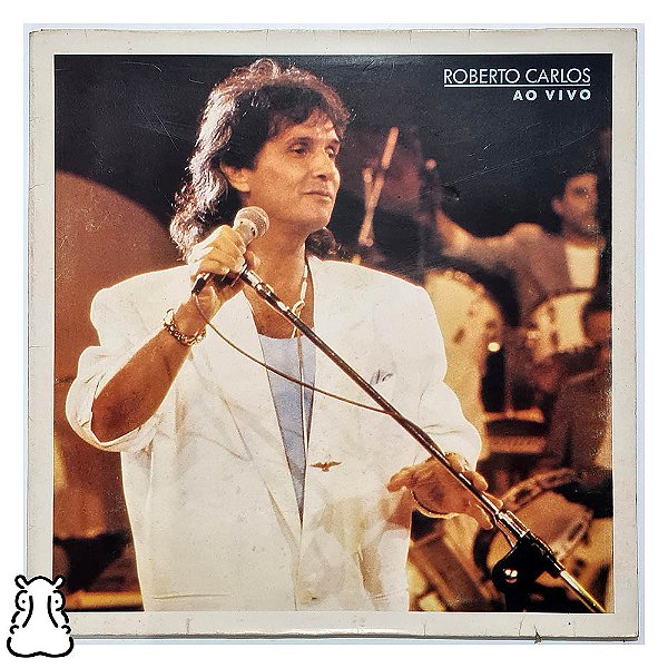 LP Roberto Carlos - Ao Vivo - Disco de Vinil 1988 - Hm