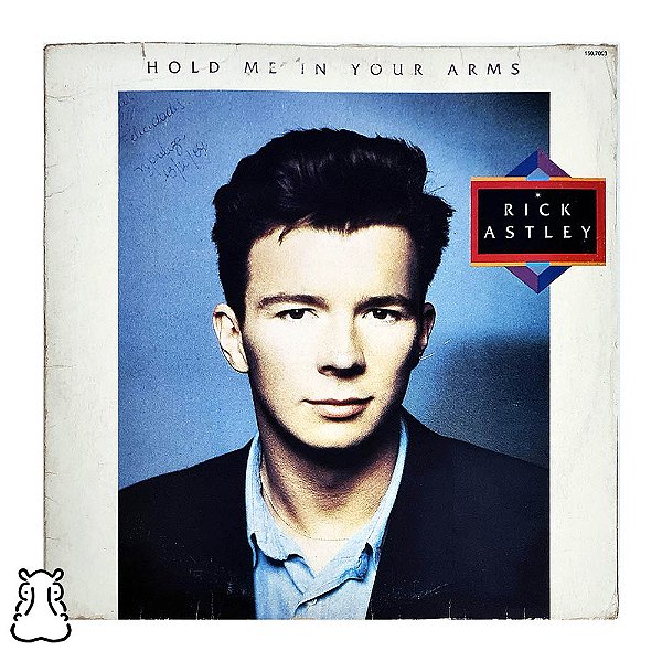 LP Rick Astley - Hold Me in Your Arms - Vinil Encarte - Hm