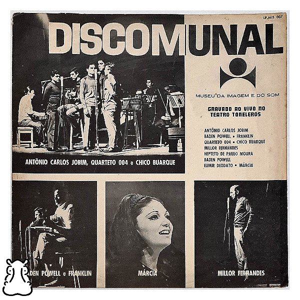 LP Discomunal - Vinil 1968 - Tom Jobim - Baden Powell - Hm