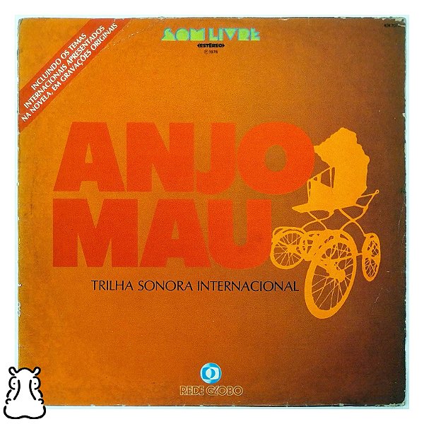 LP Novela - Anjo Mau - Internacional - Vinil 1976 - Hm