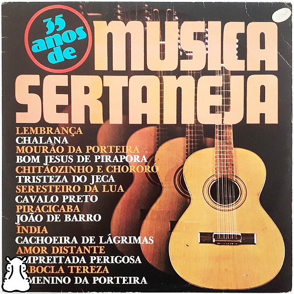 LP 35 Anos de Música Sertaneja - Disco de Vinil - Hm