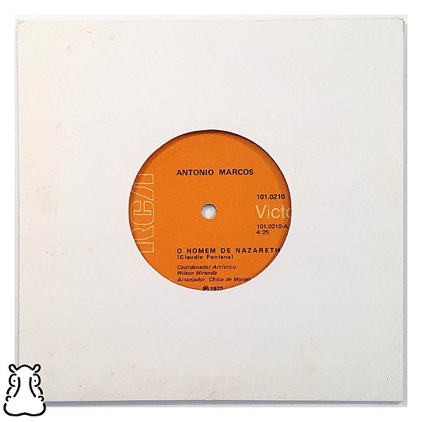 Compacto Antonio Marcos O Homem de Nazareth Vinil 1973 - Hm
