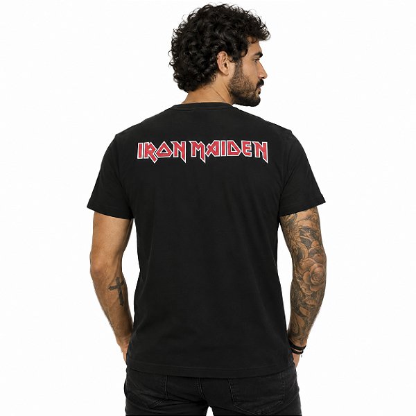 Camiseta Banda - Iron Maiden - Senjutsu - Preta Manga Curta